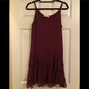 Maroon mini dress size small from Hemline